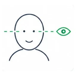 Icon eye line