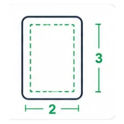 Icon tỷ lệ 2:3